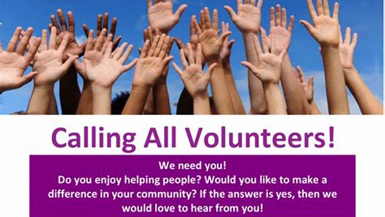 If You Are Interested In Joining Our Volunteer Family, Please Apply Through The Link Below., 2024