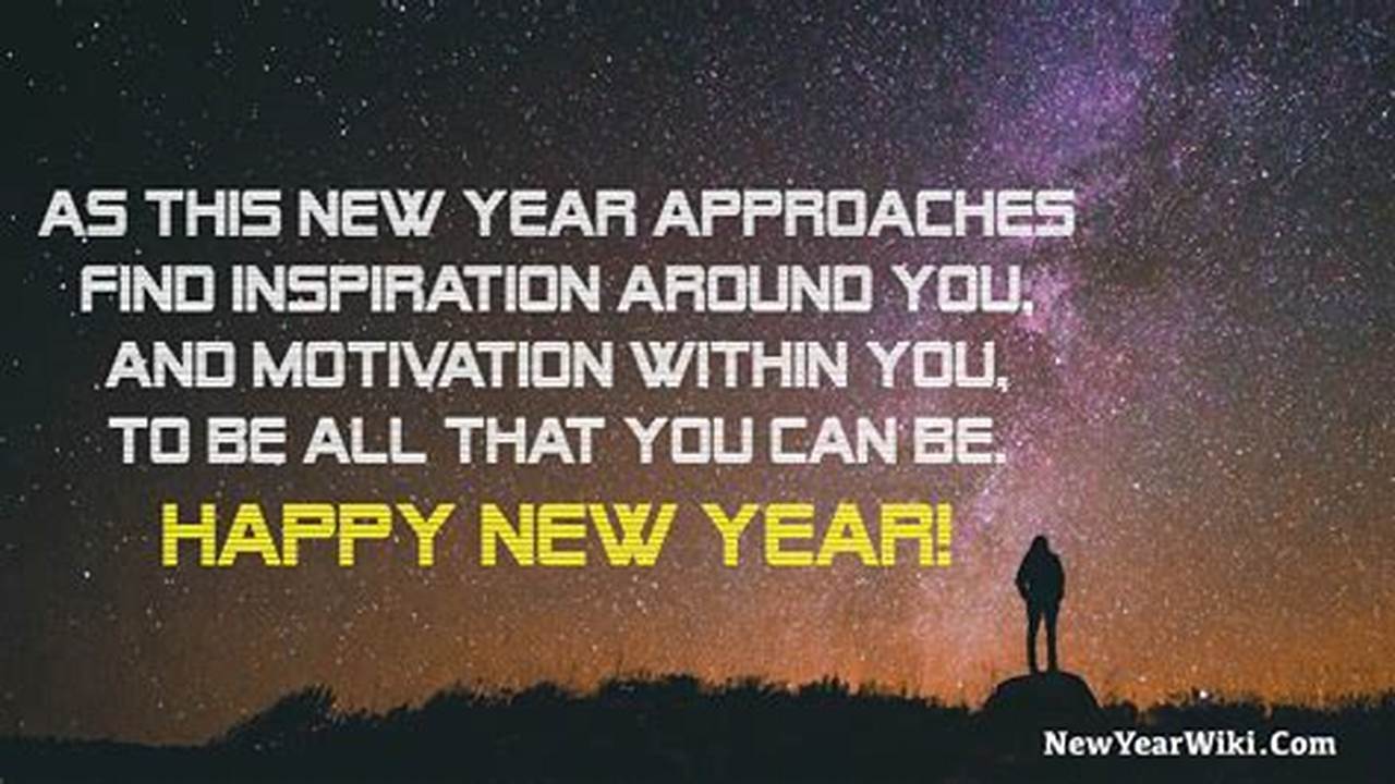 If You Want To Add A More Emotional Touch To Your New Year Messaging, Here Are Some Inspiring Happy New Year Wishes And Greetings, 2024