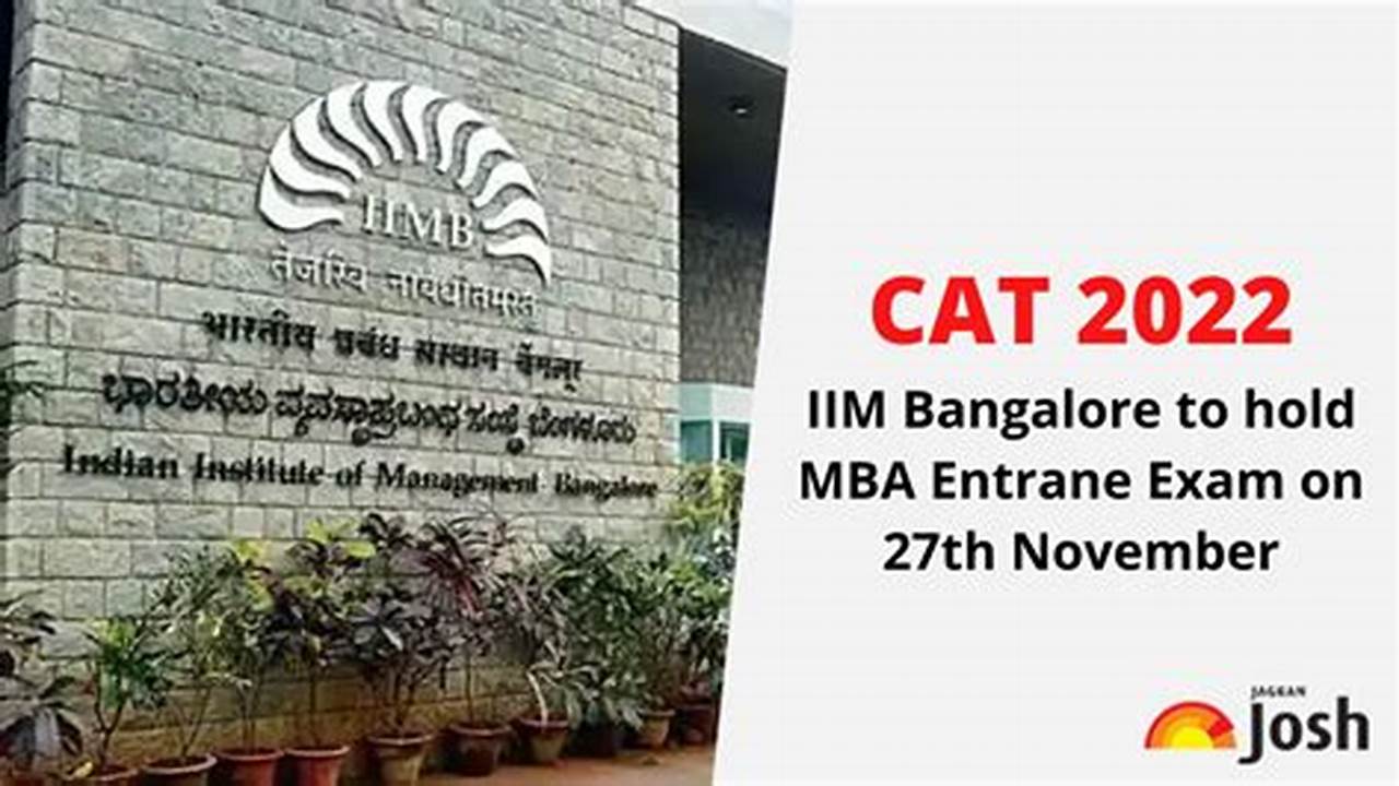 Iim Calcutta To Conduct Cat 2024 Exam On Nov 24;., 2024