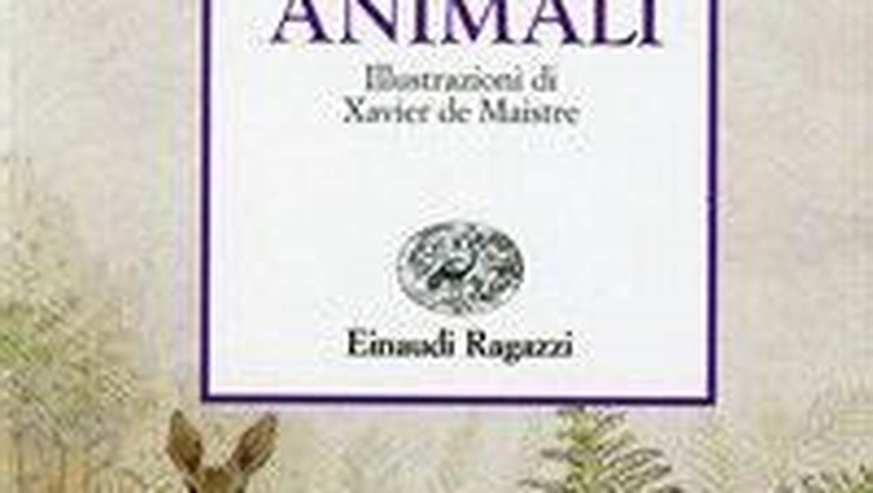 Il Libro Degli Animali Di Mario Rigoni Stern