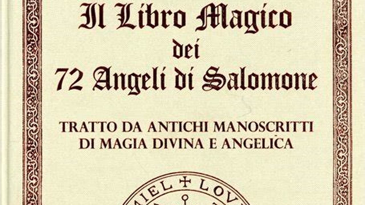 Il Libro Magico Dei 72 Angeli Di Salomone Pdf