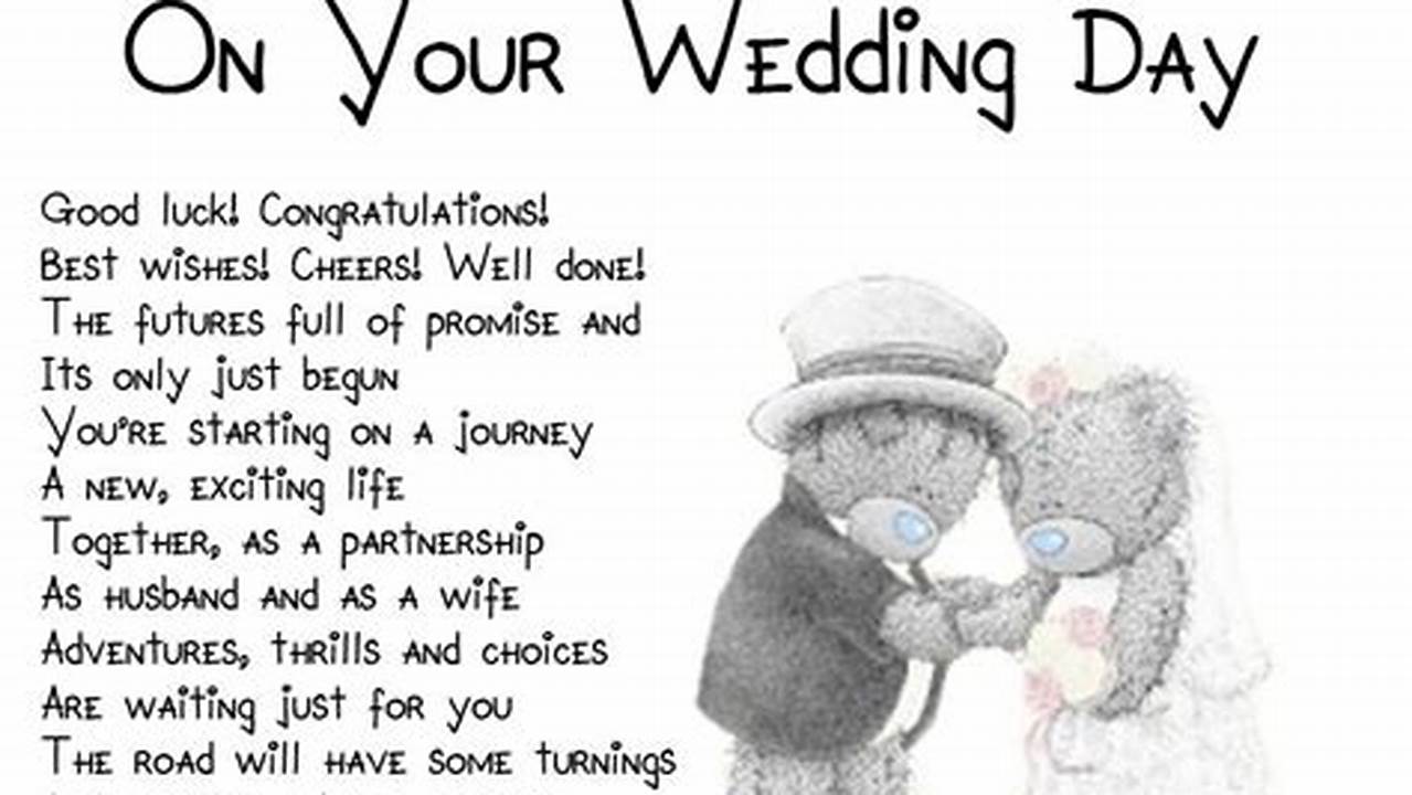 Images References, On Your Wedding Day Poem