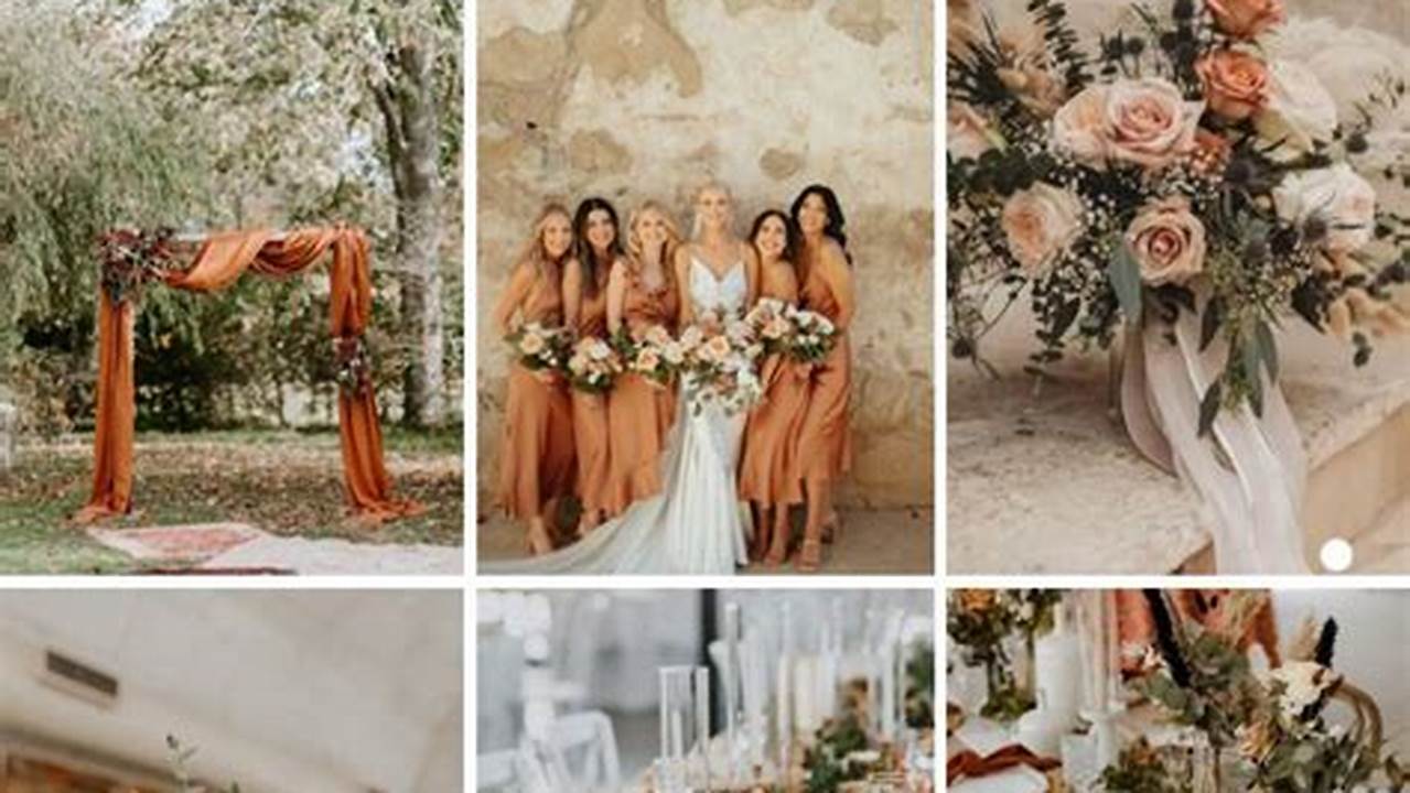 Images References, Terracotta And Sage Green Wedding