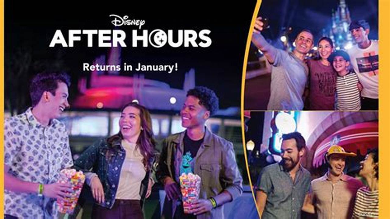 In 2024, Disney After Hours Will Take Place On Select Evenings Between January 10Th And April 4Th., 2024