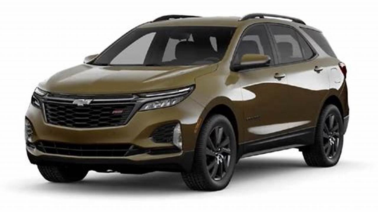 In The Document Below, You Will Find A Breakdown Of The 2024 Chevrolet Equinox Colors With An Image For Each, A Comprehensive Table, And Color Lists By Trim., 2024