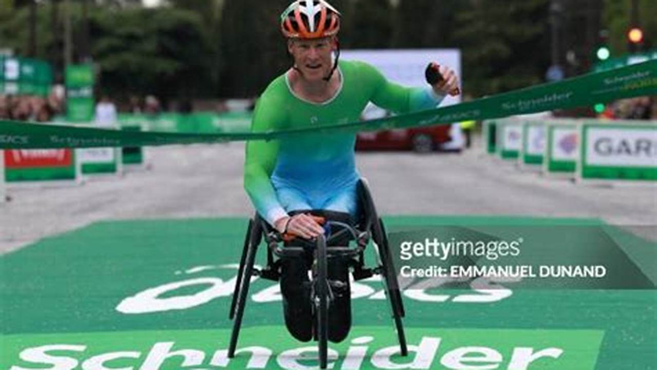 In The Men&#039;s Wheelchair Race, Geert Schipper Crossed., 2024