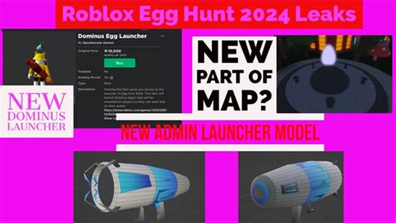 In This Video I Talk About The Recent Leaks And Official Teasers Regarding The Upcoming Roblox Easter Egg Hunt 2024 Event Which Has A Ton Of Information Goin., 2024