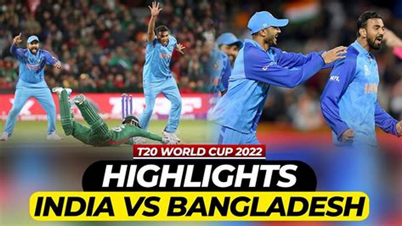 India Vs Bangladesh World Cup 2024