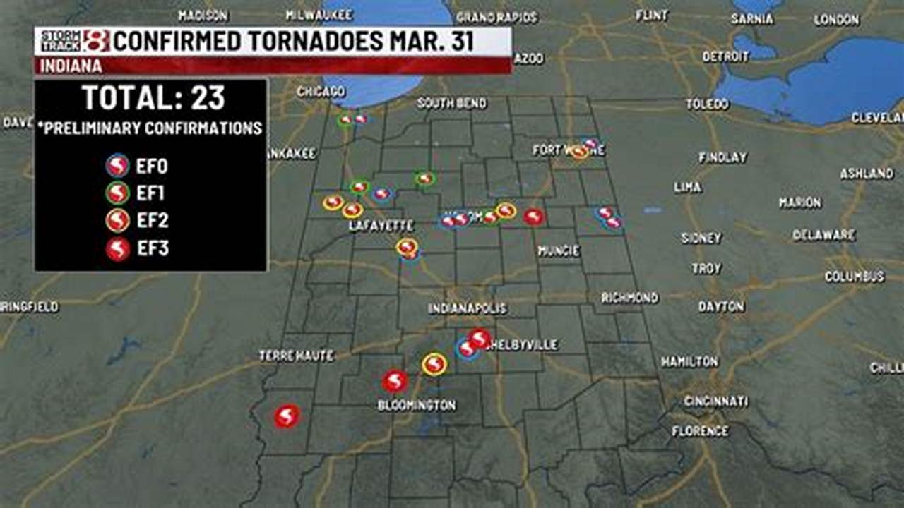 Indiana Tornado Map 2024