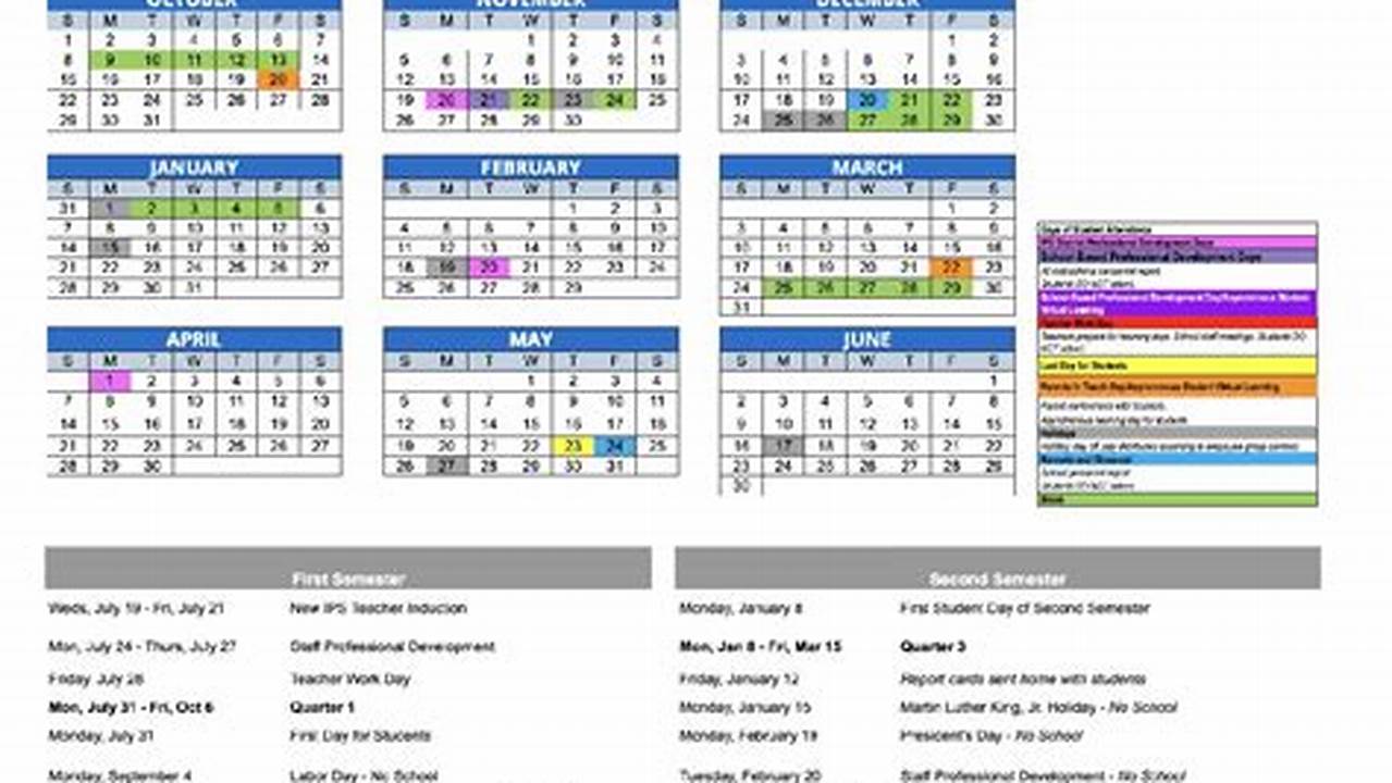 Indianapolis Public Schools 2024-25 Calendar