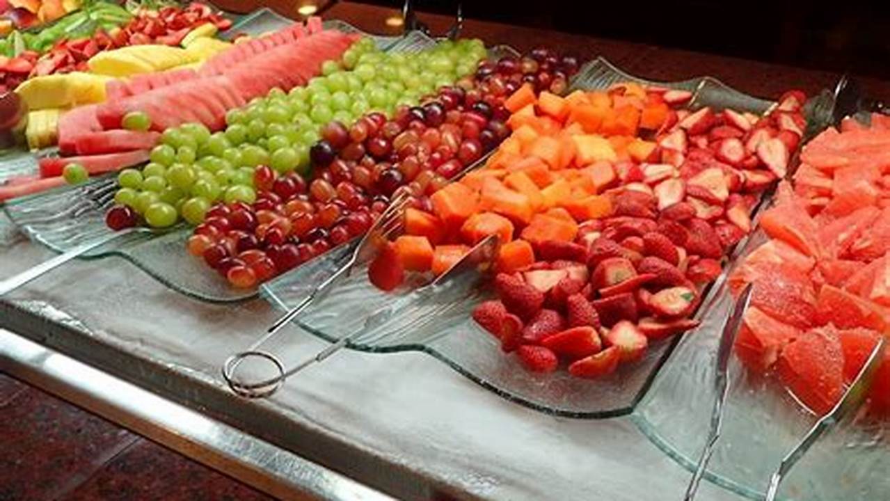 Indulge In Our Extensive Buffet Featuring Fresh Fruits, Breakfast Classics, And Expertly Prepared Carving Stations., 2024