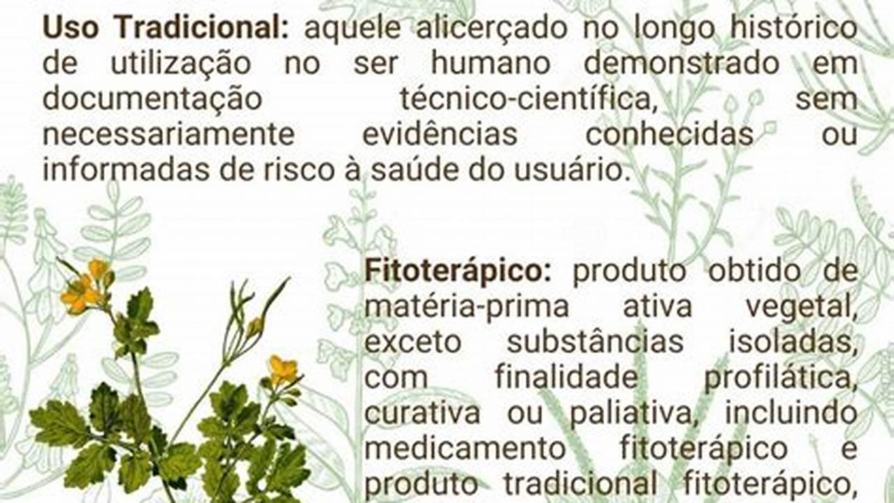 Informações Atualizadas Sobre Plantas Medicinais., Plantas