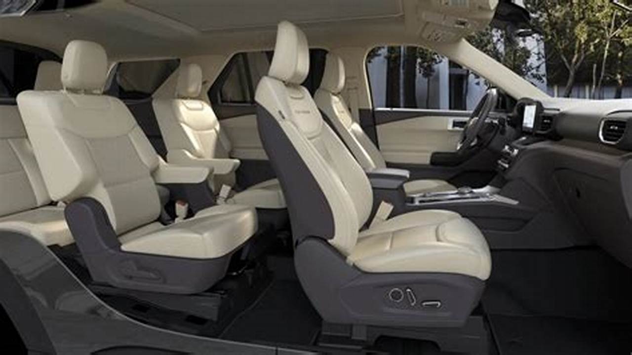 Interact With The 2024 Ford Explorer® Suv Gallery To View Interior Photos Of Cargo Capacity Or Activex™ Seating Material., 2024