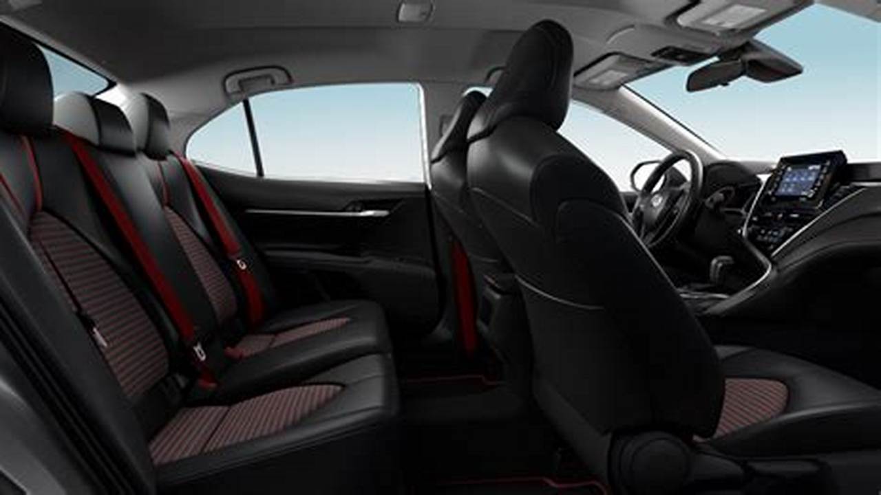 Interior Black W/ Red Fabric., 2024