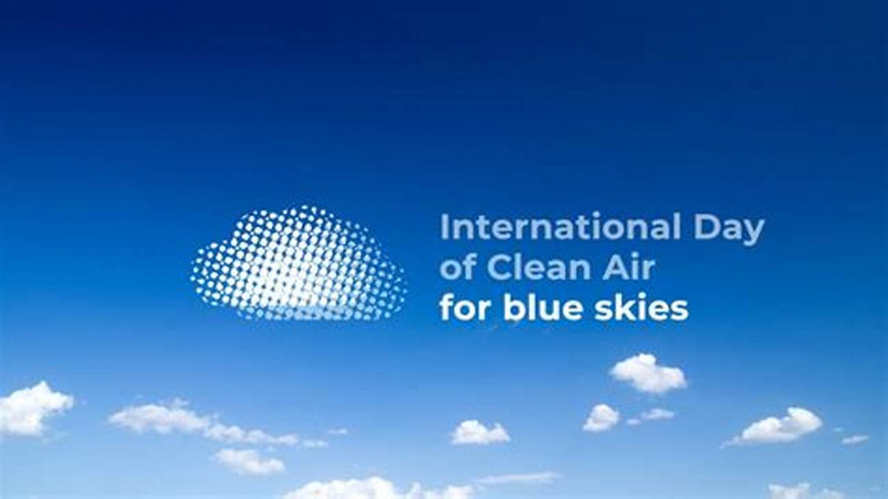 International Day Of Clean Air For Blue Skies, 2024