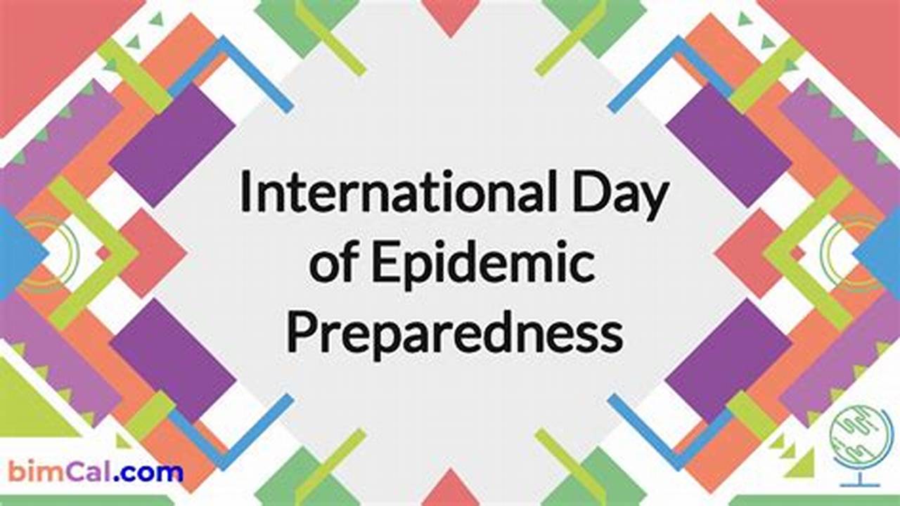 International Day Of Epidemic Preparedness., 2024