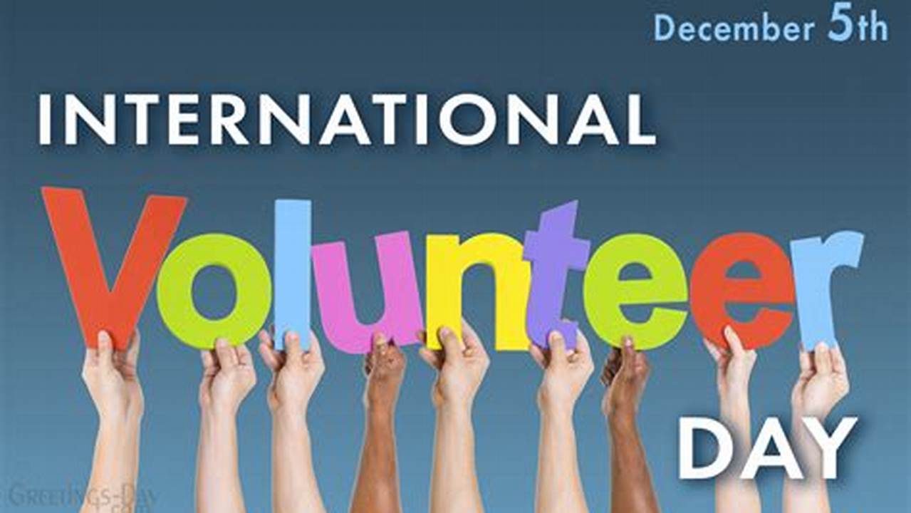 International Volunteer Day 2024 Usa