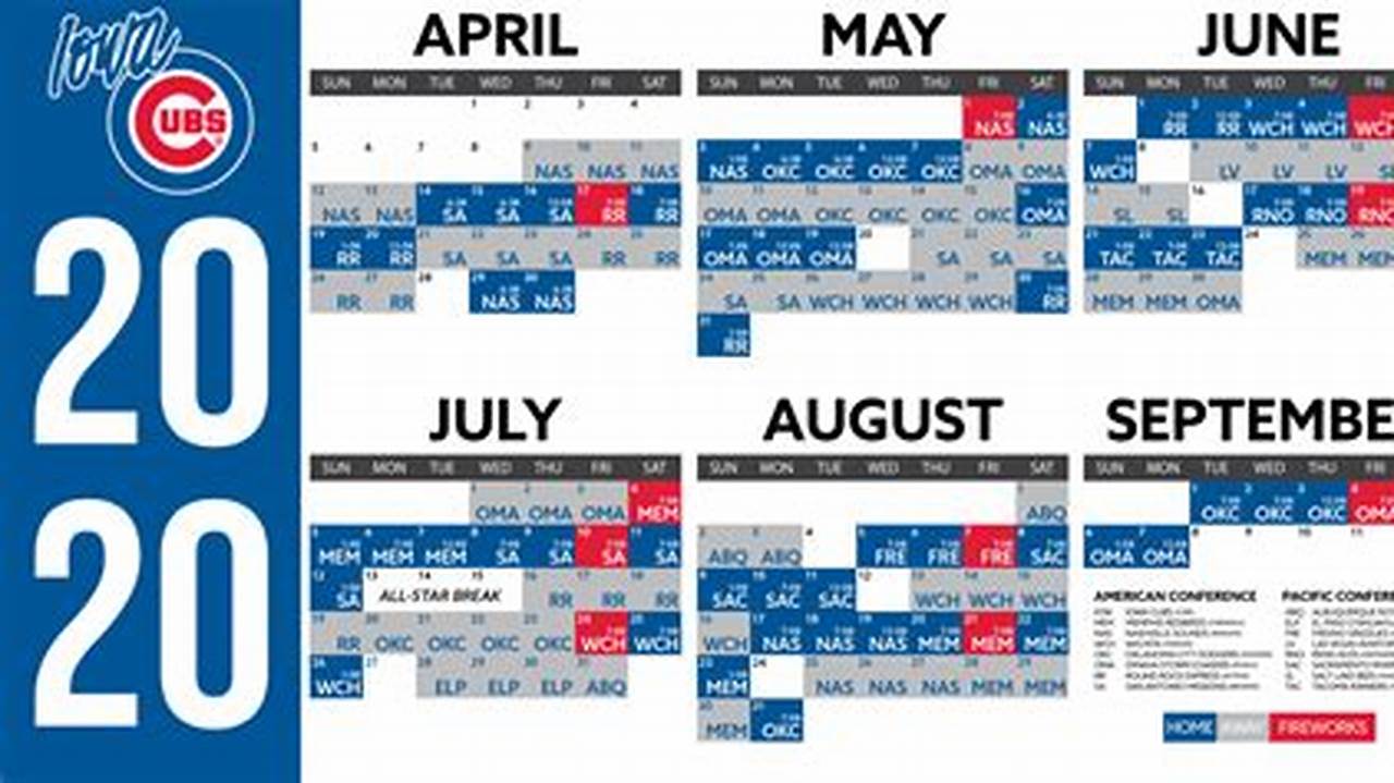 Iowa Cubs 2024 Schedule