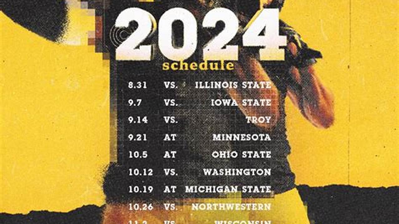 Iowa Hawkeyes 2024 Football Schedule