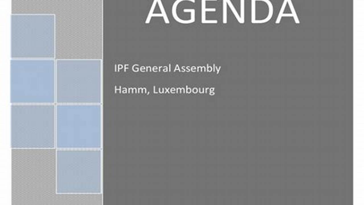 Ipf 2024 Agenda Slide