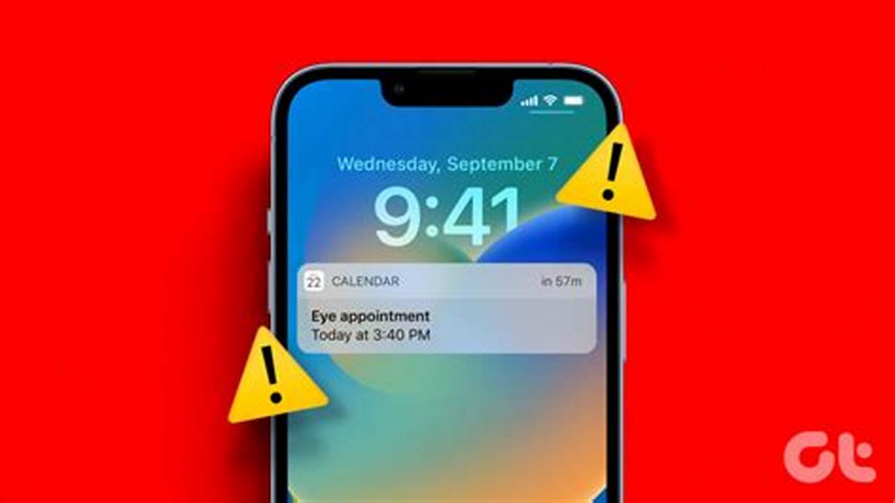 Iphone Calendar Alert Sound Not Working