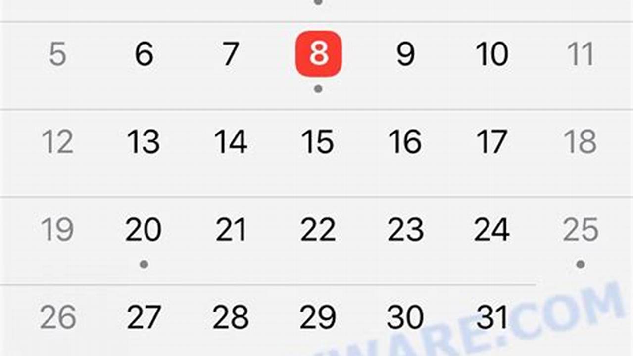 Iphone Calendar Full Of Spam