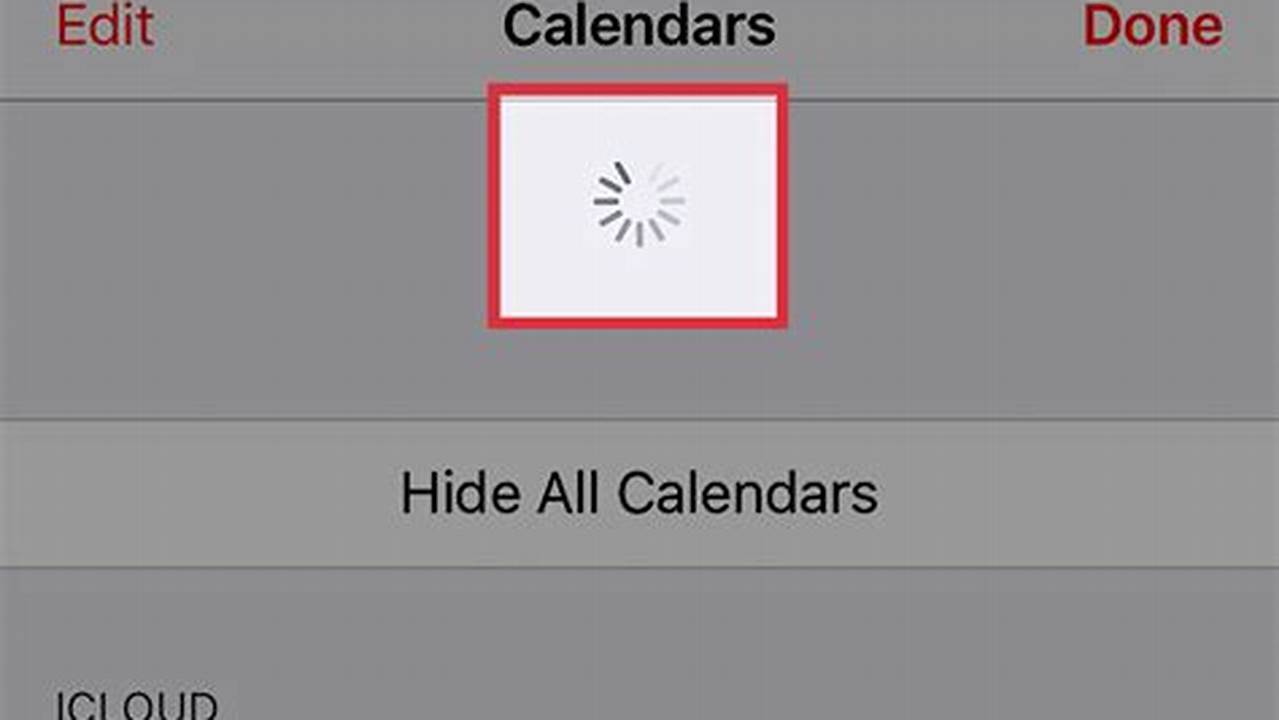 Iphone Calendar Refresh
