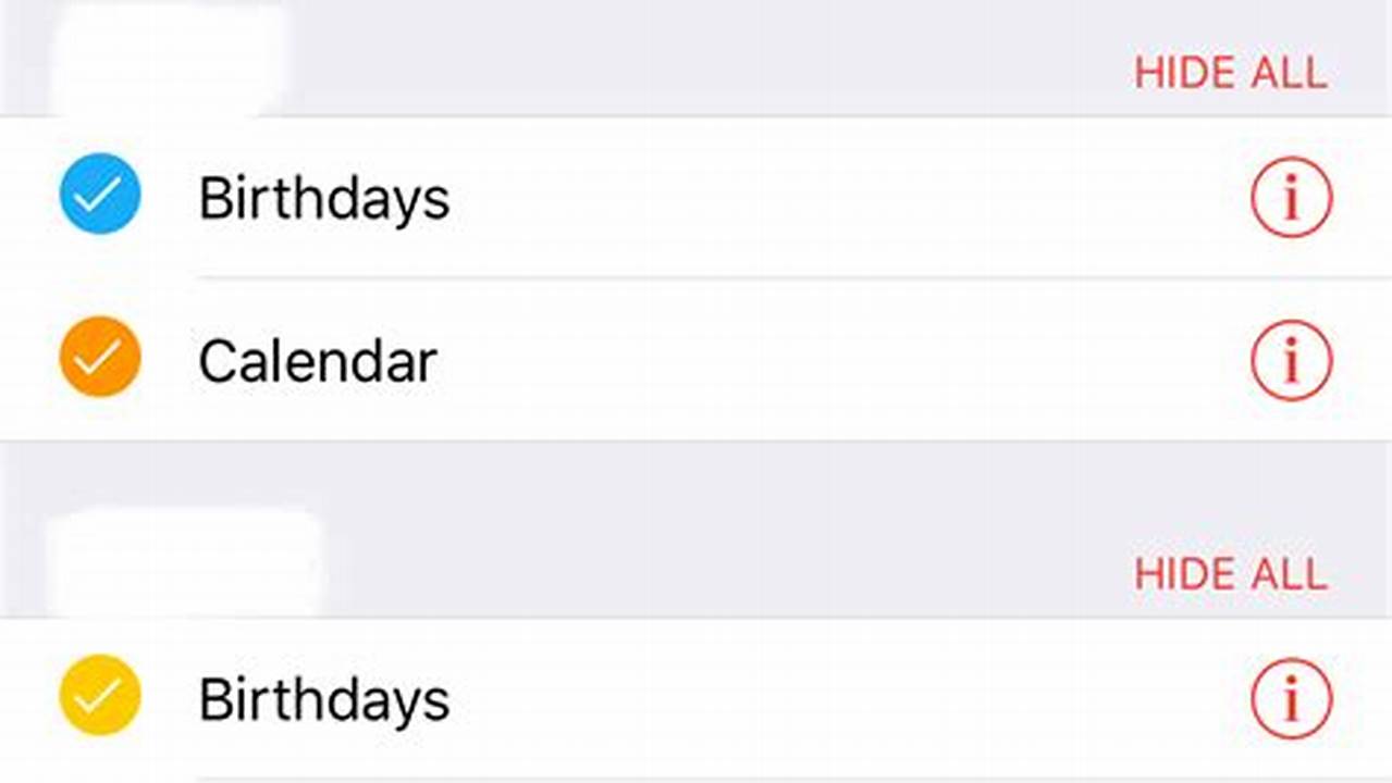 Iphone Subscribed Calendar Not Showing