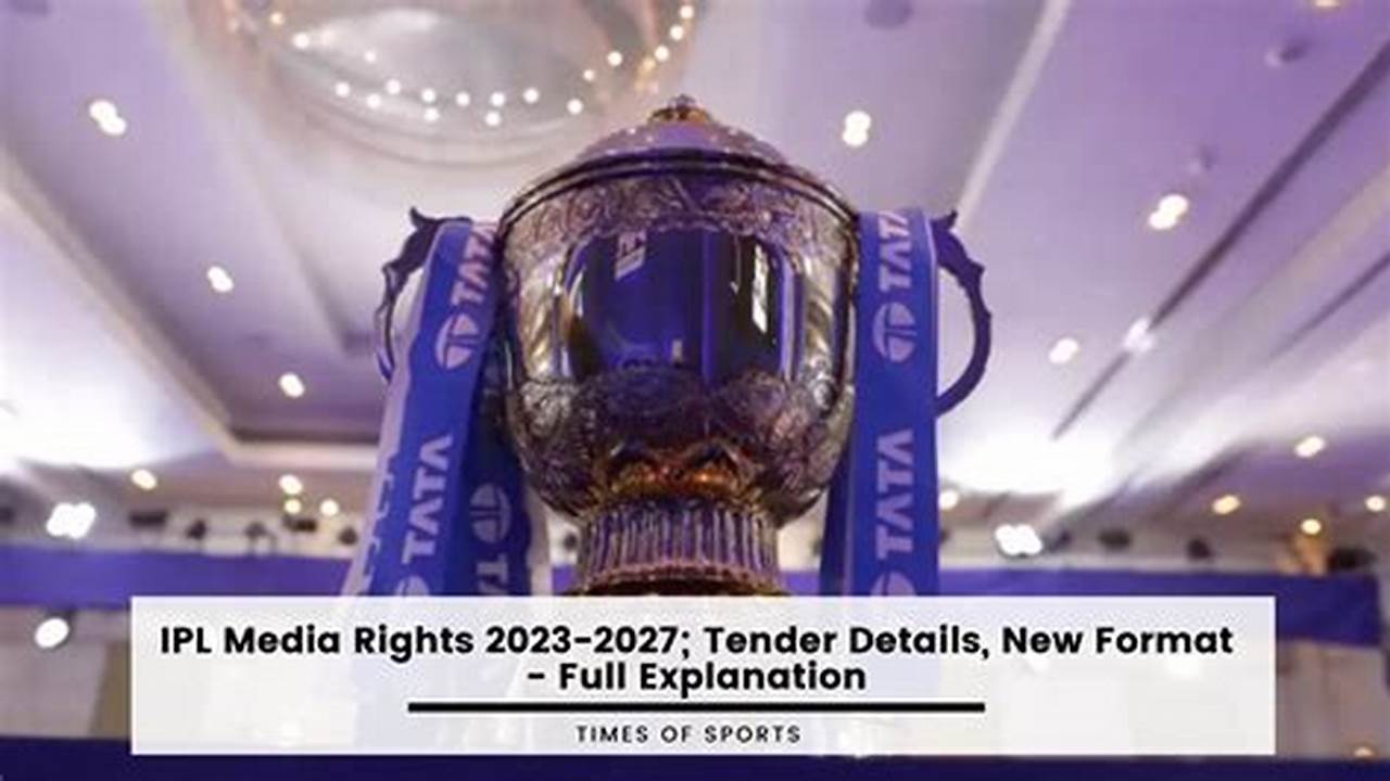 Ipl Broadcasting Rights 2024 To 2024