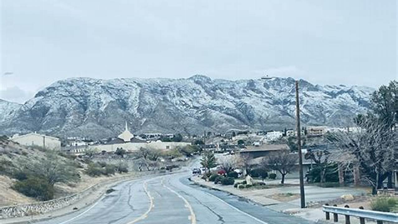 Is It Going To Snow In El Paso 2024