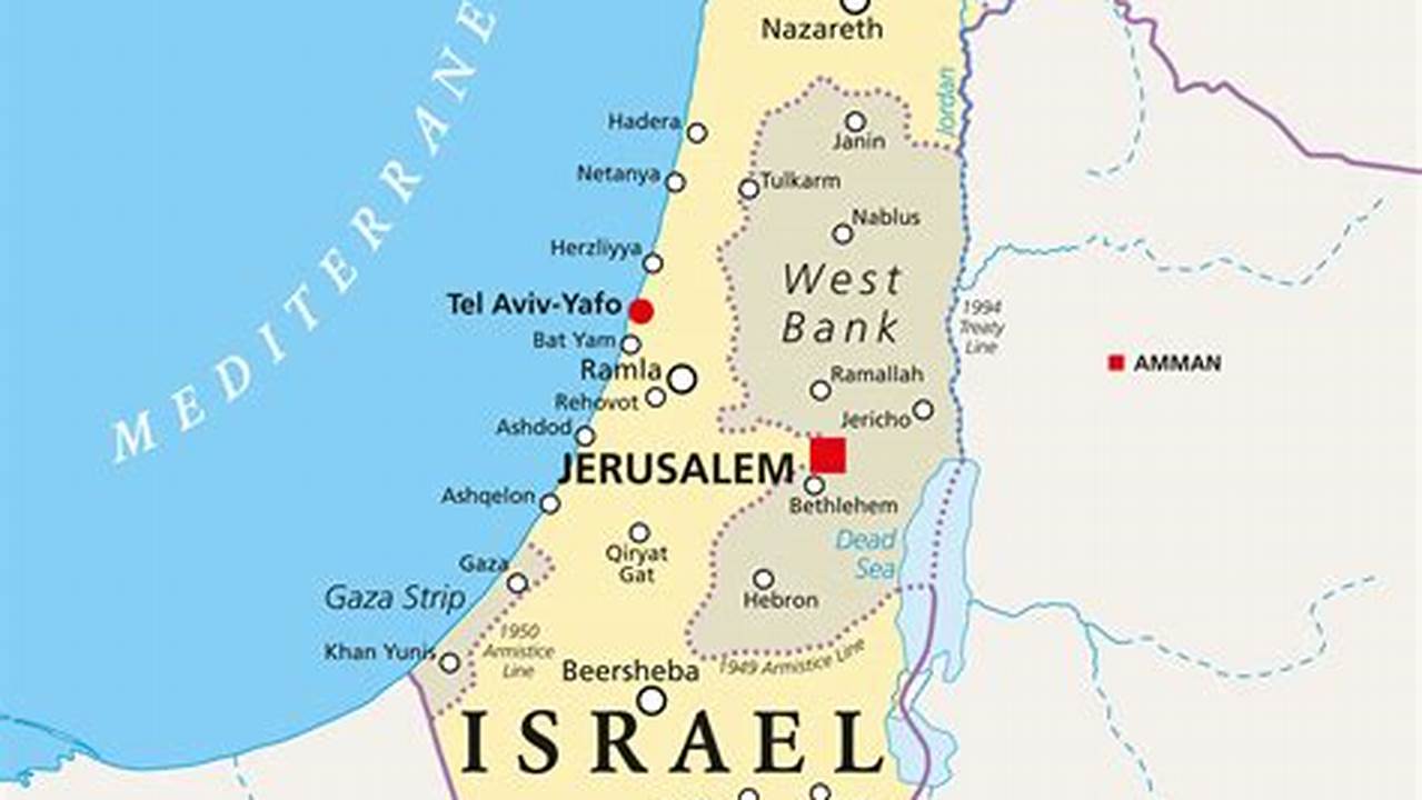Israel Map 2024 World