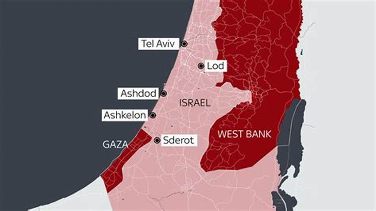 Israel War 2024 Map