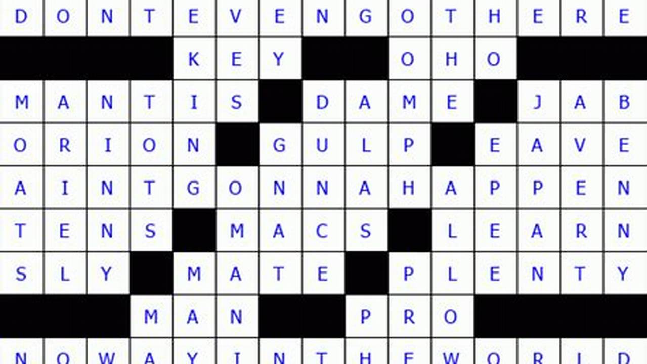 It Can Also Appear Across Various Crossword., 2024