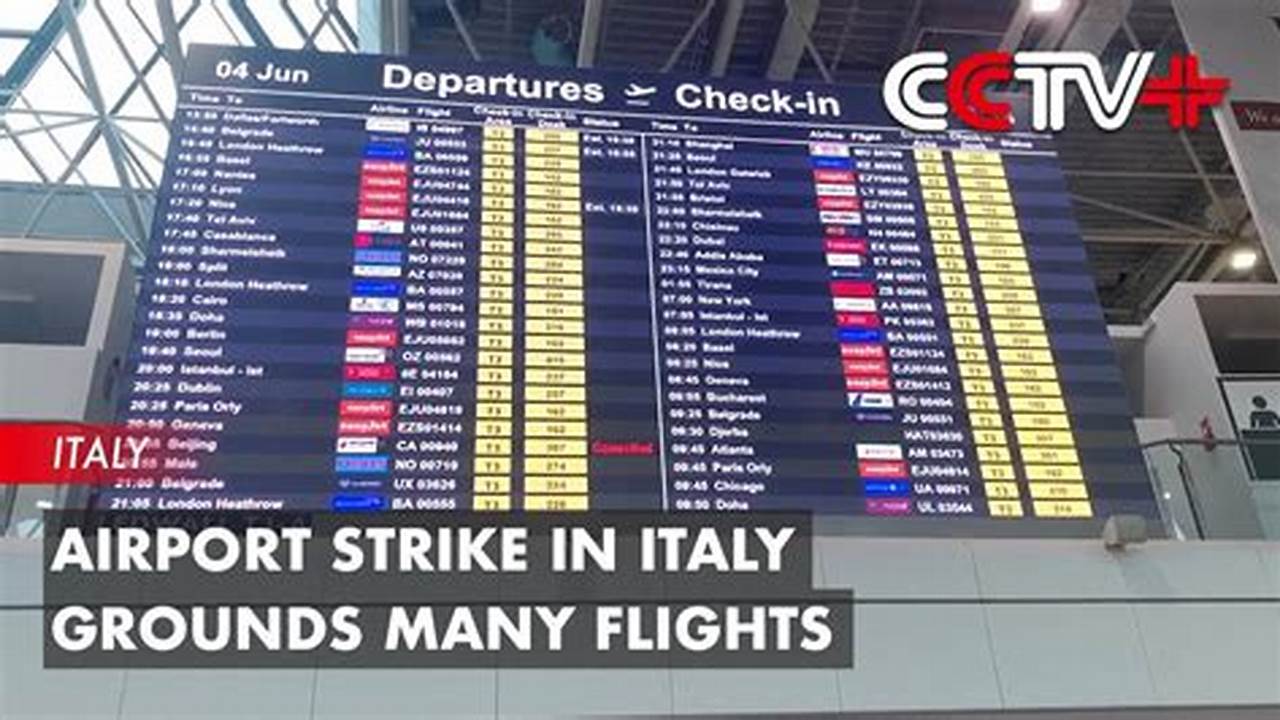 Italy Airport Strike October 2024