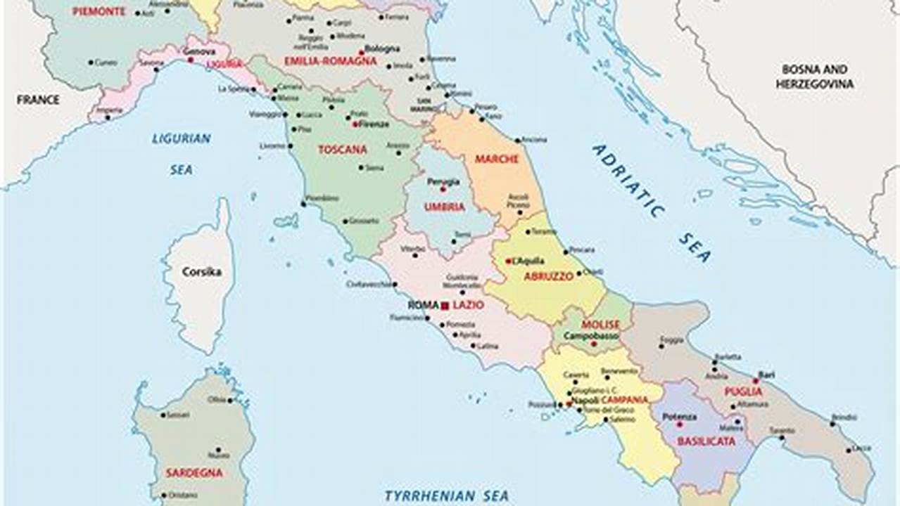 Italy Map 2024