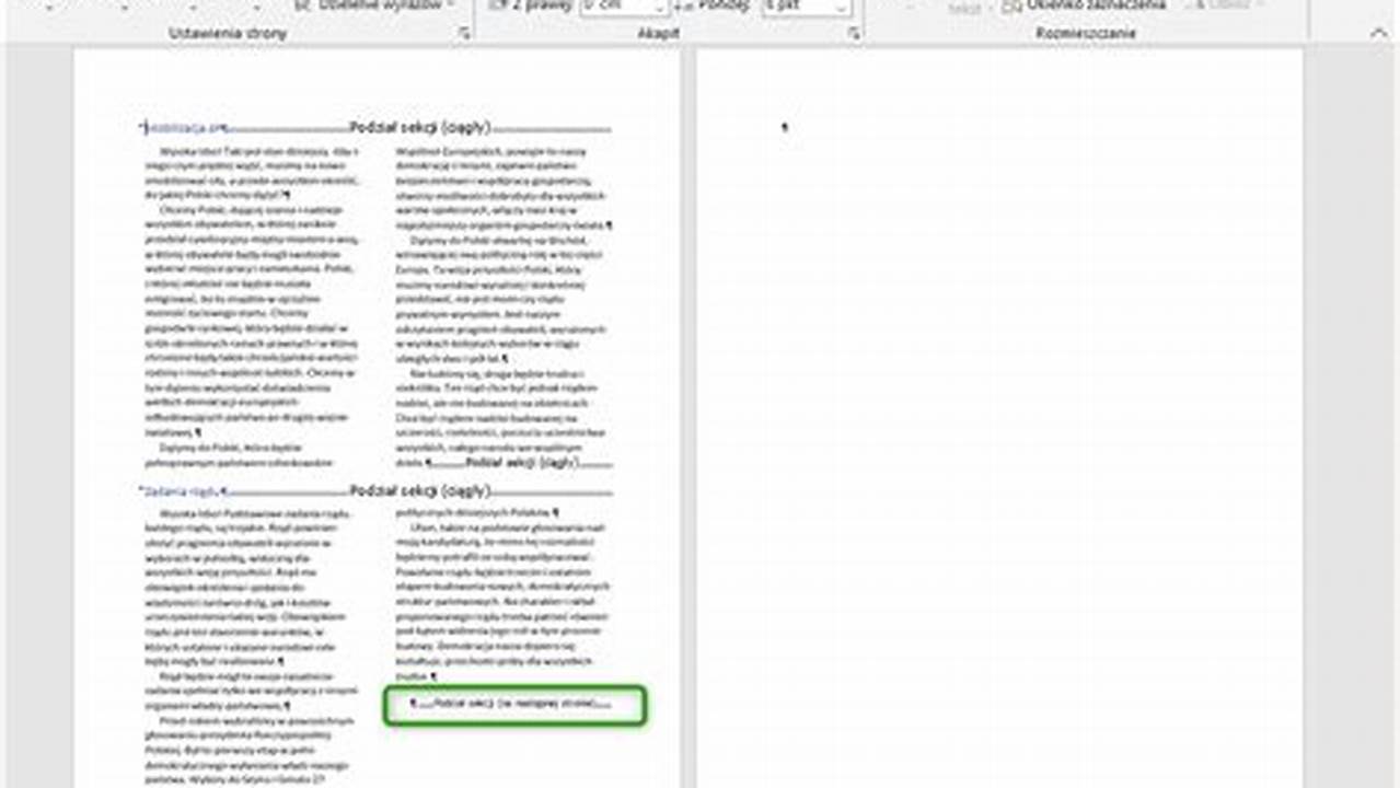 Jak Podzielić Dokument W Wordzie Na Strony