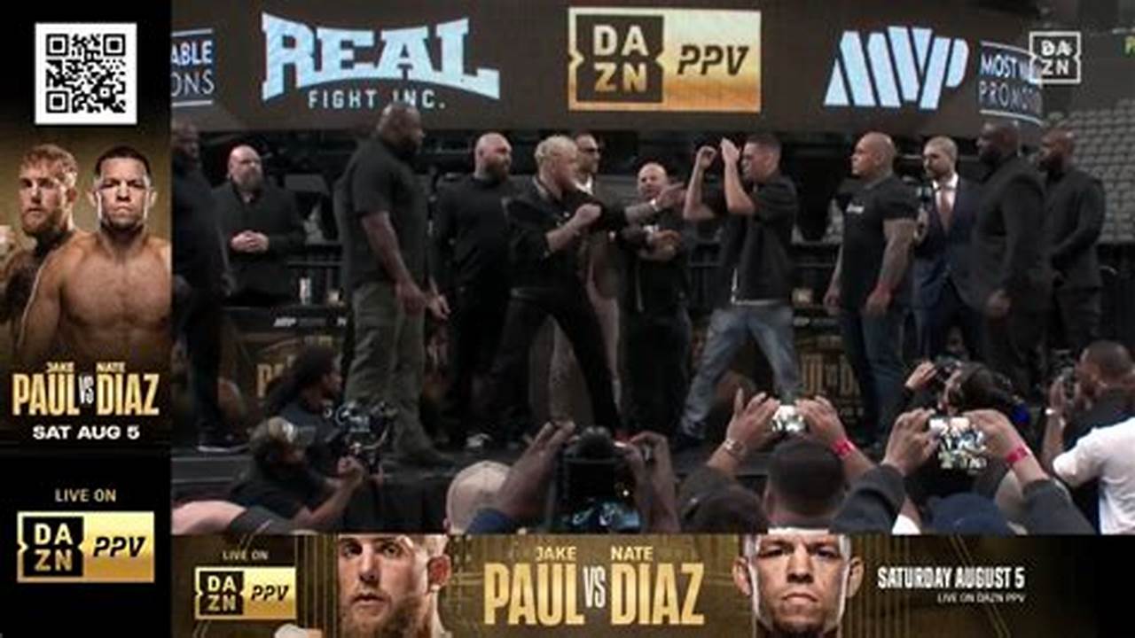 Jake Paul Is Getting Ready To Face Off Against Mma Fighter Nate Diaz At The American Airlines Center In Dallas, Tx On August 5., 2024