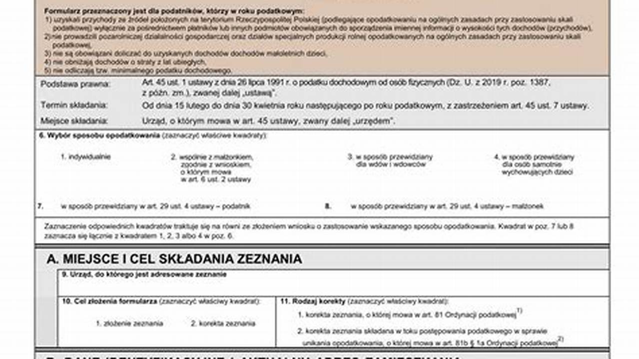 Jaki Dokument Do Rozliczenia Podatku Z Pracy W Polsce