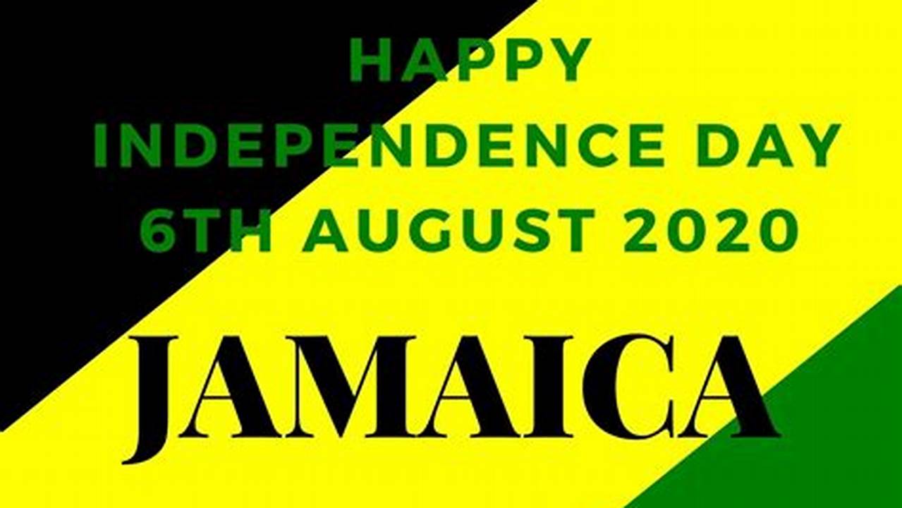 Jamaica Independence Day 2024 Theme