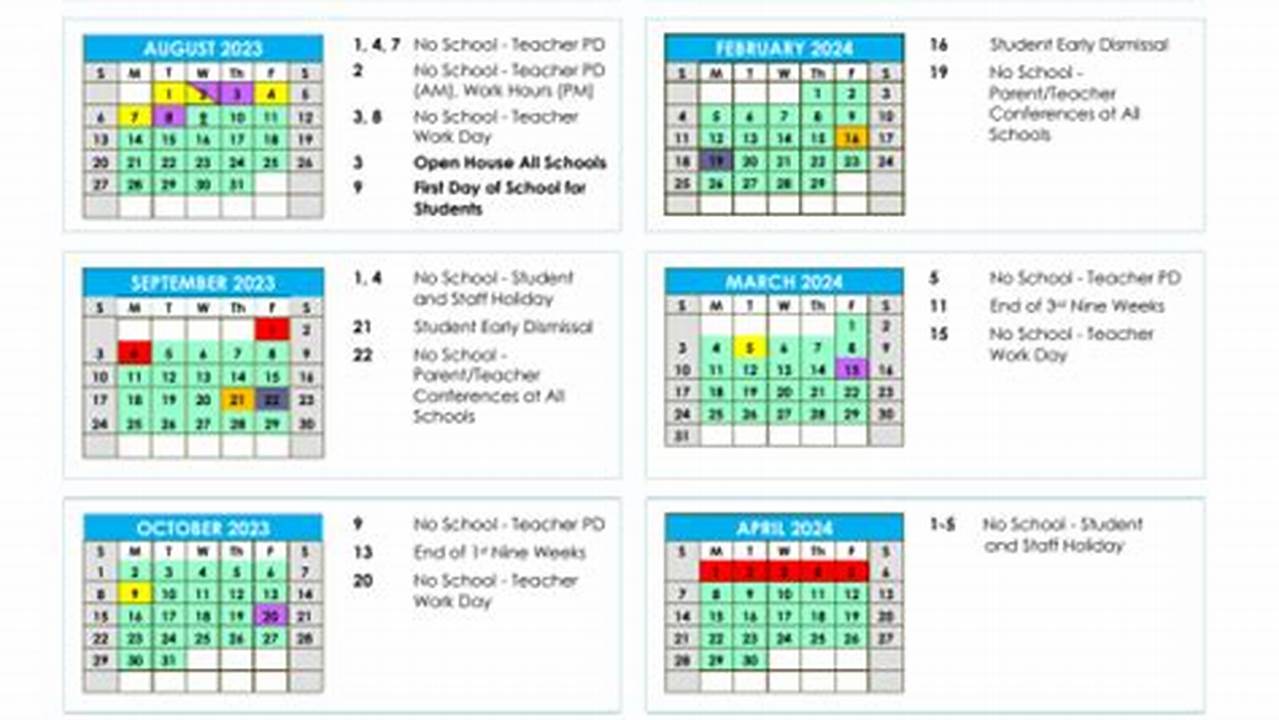 Jamestown Public School Calendar 2024