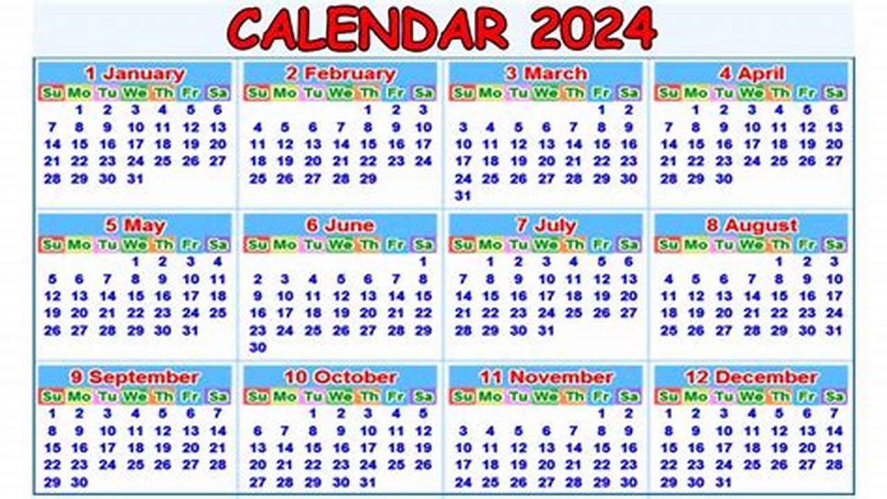 January 2024 Calendar Festivals Images