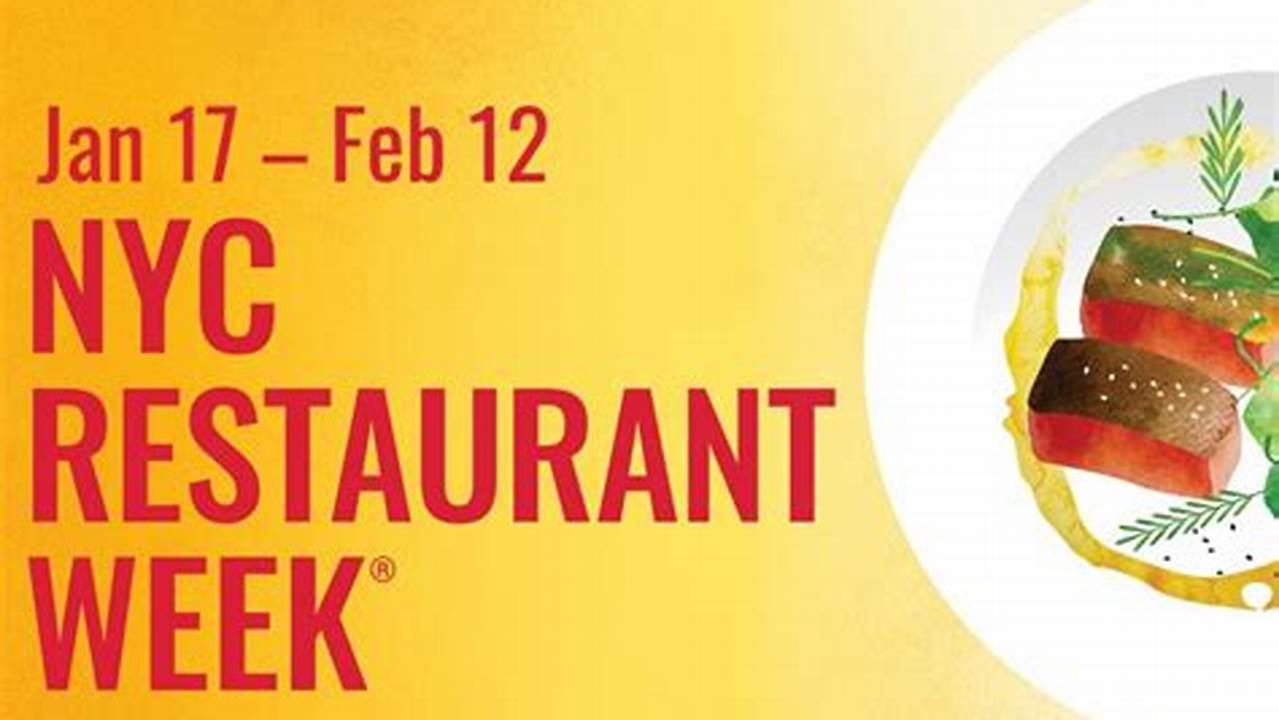 January 2024 Restaurant Week