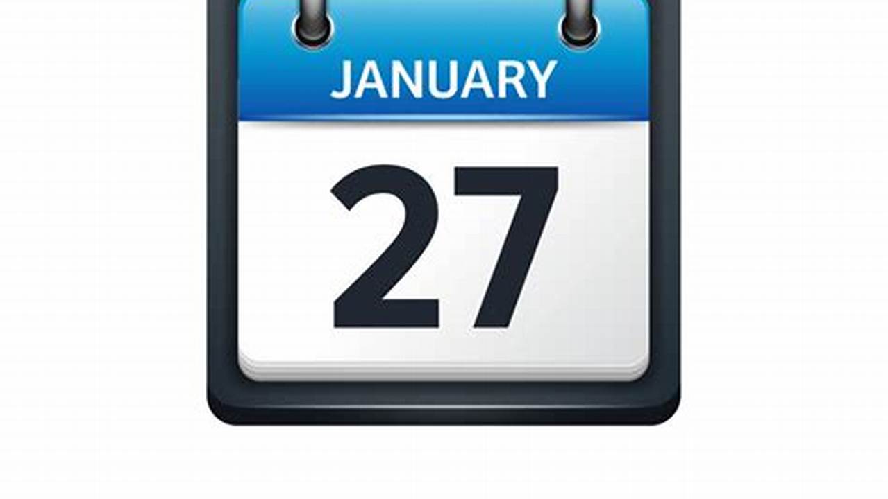 January 27 Calendar