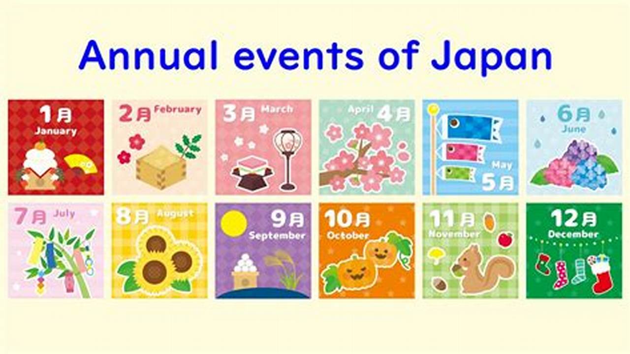 Japanese Event Calendar