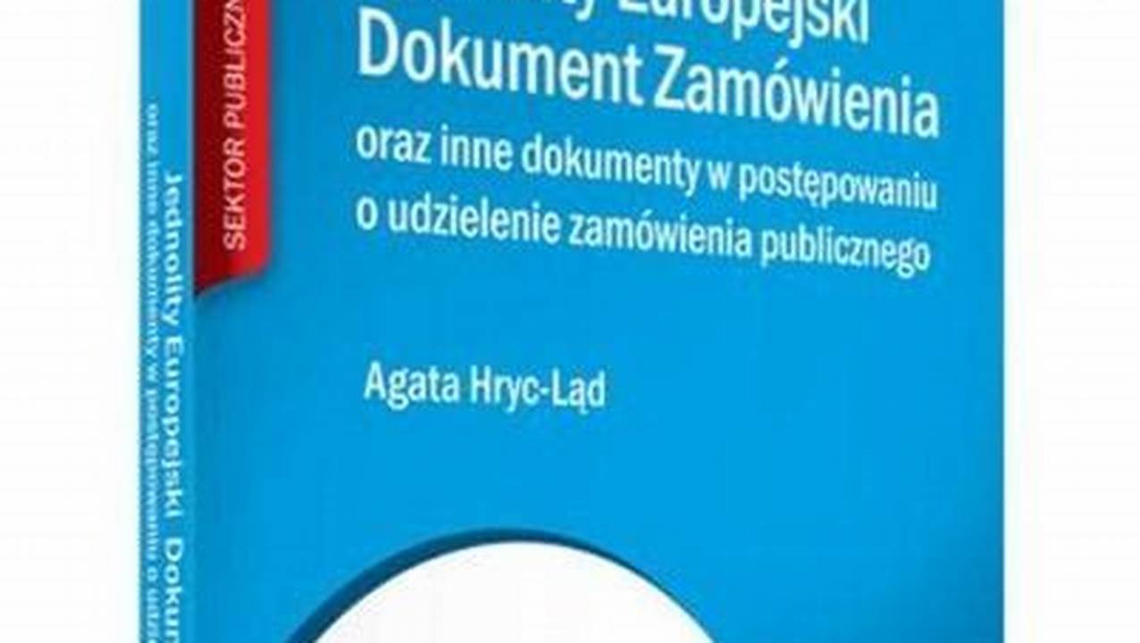 Jednolity Europejski Dokument Zamówienia Bezpłatne Szkolenie Gdańsk Gdynia
