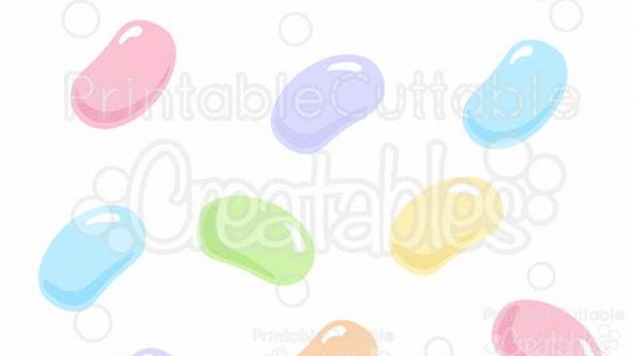 Jelly Beans, Free SVG Cut Files