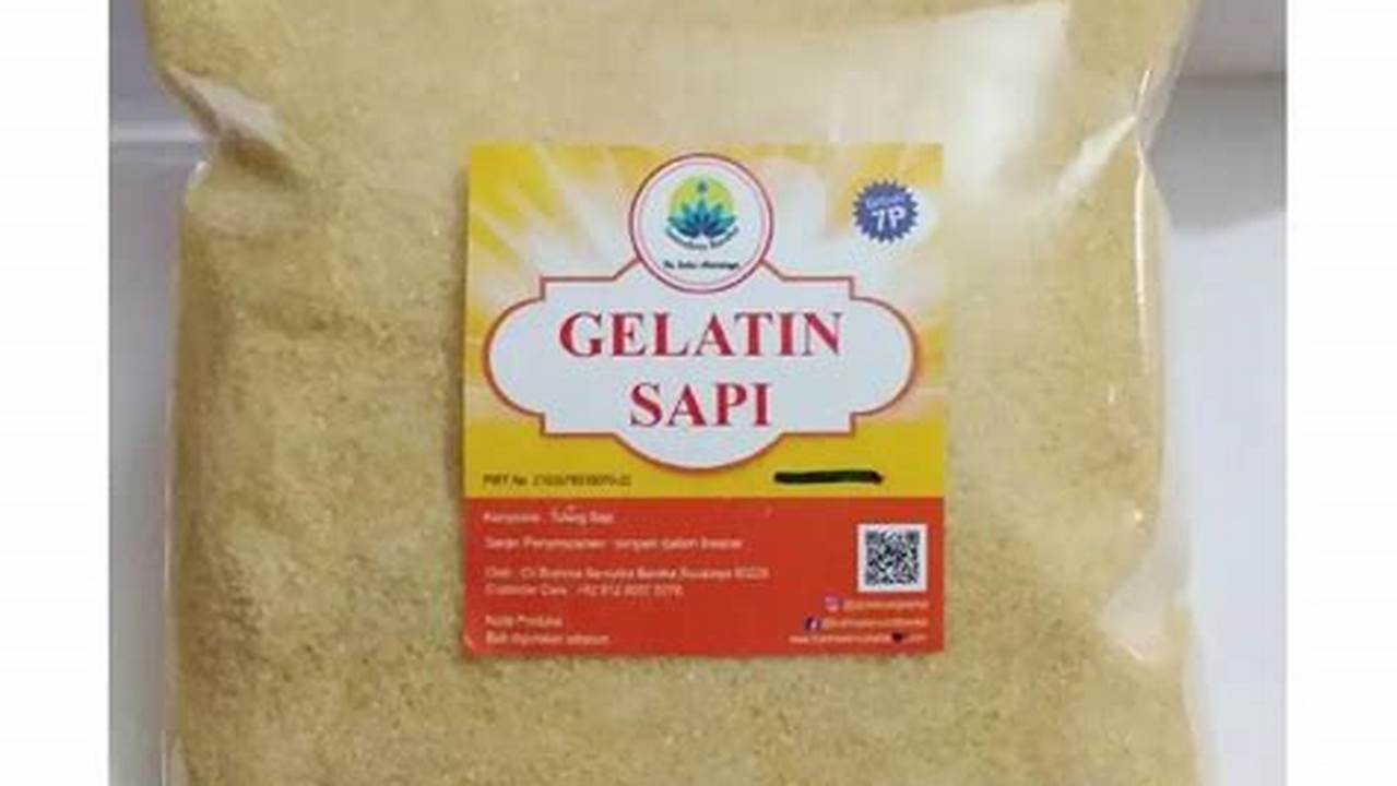 Jenis Gelatin, Resep4-10k