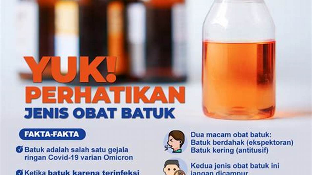 Jenis Batuk, Obat