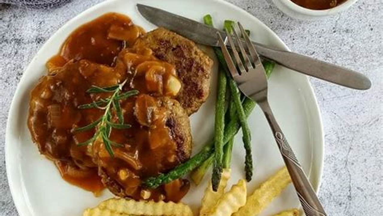 Jenis Salisbury Steak Beku, Resep6-10k