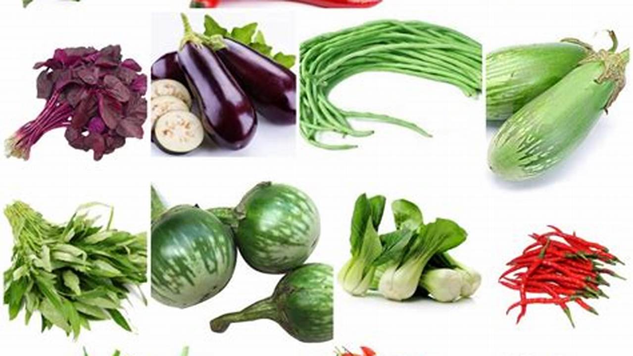 Jenis Sayuran Yang Digunakan, Resep7-10k